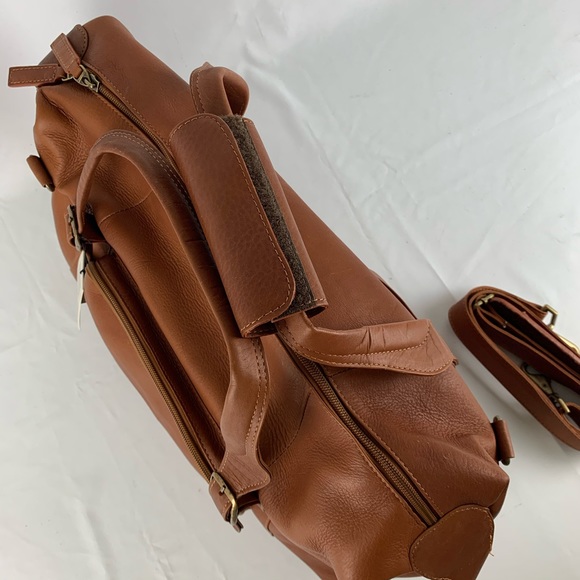 Claire Chase La Grande Duffel Bag Unisex Brown - Picture 7 of 13